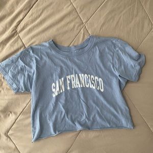 San Fran cropped tee
